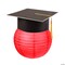 Hanging Paper Lantern with Graduation Cap Decorating Kit 12 Pc